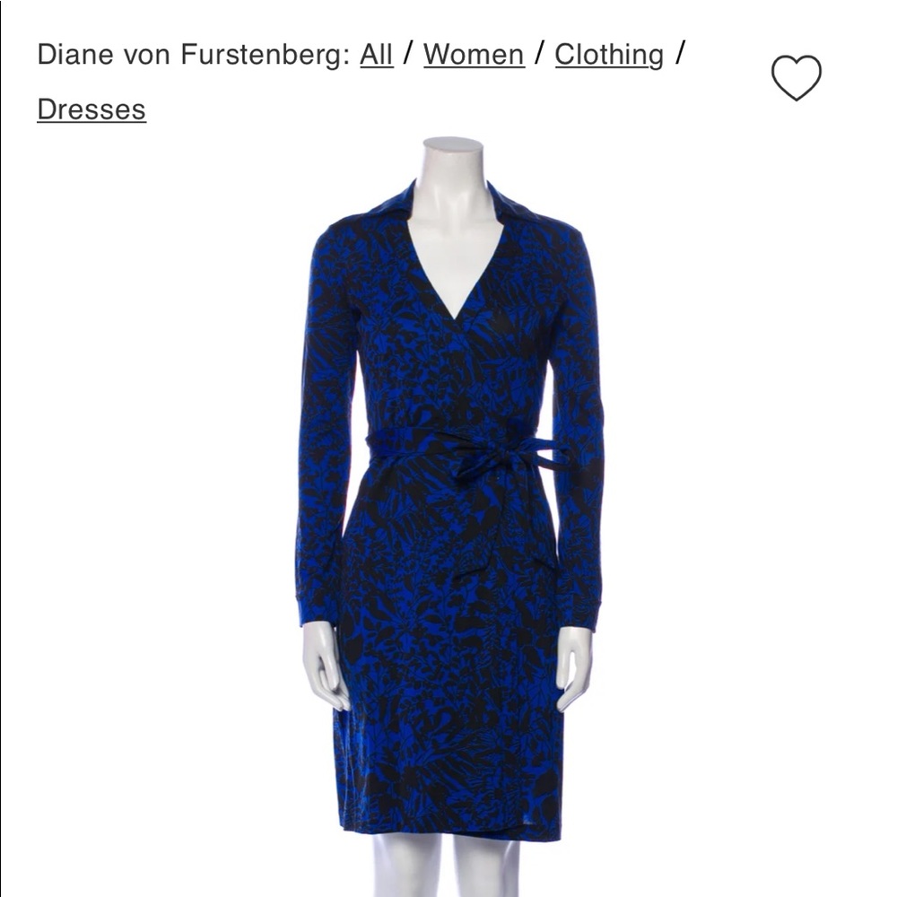 Diane von Furstenberg wrap dress. New. Size 8